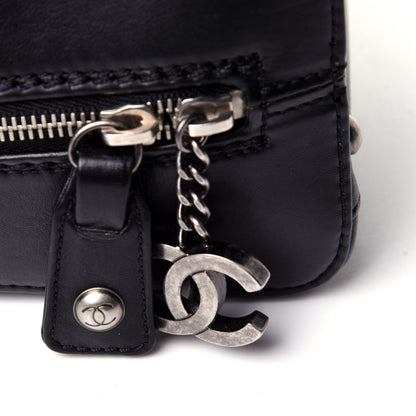 Chanel Calfskin Quilted Top Handle Bag Black 11 of 11