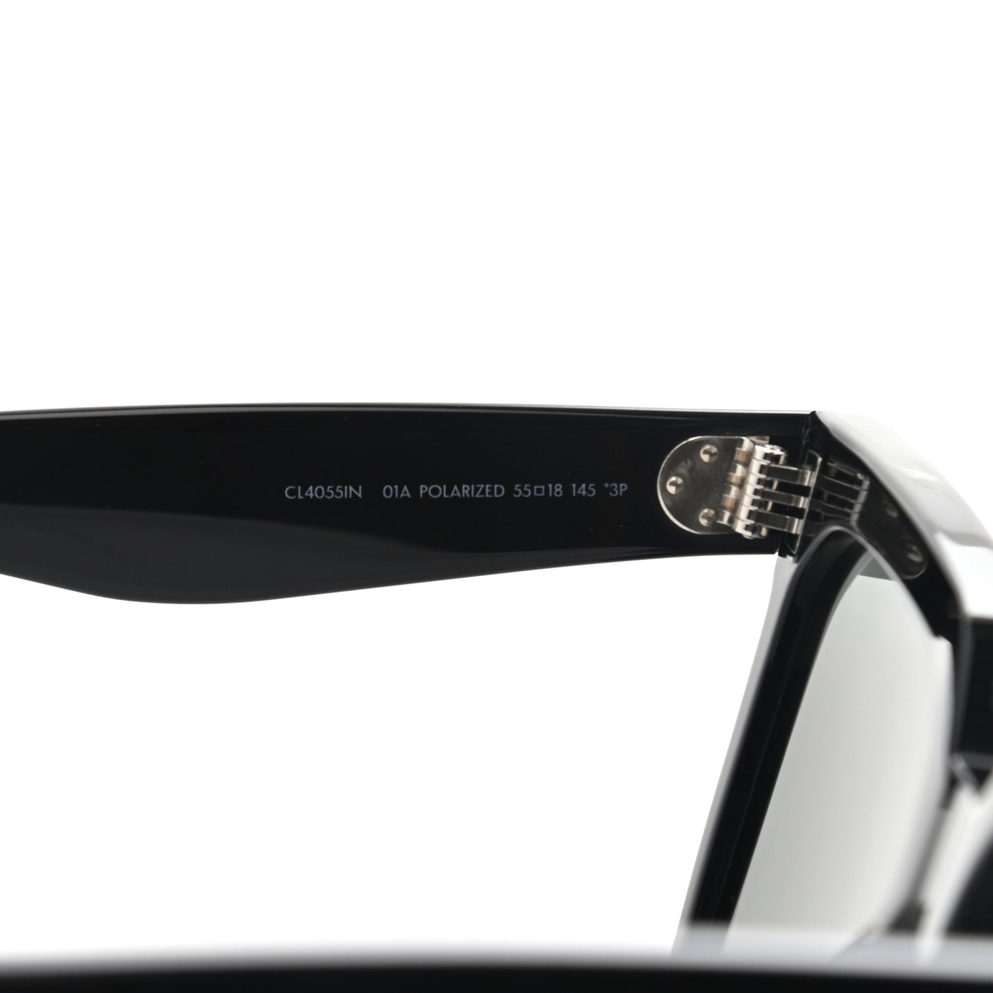 Acetate Polarized Oversized Sunglasses CL4055IN Black