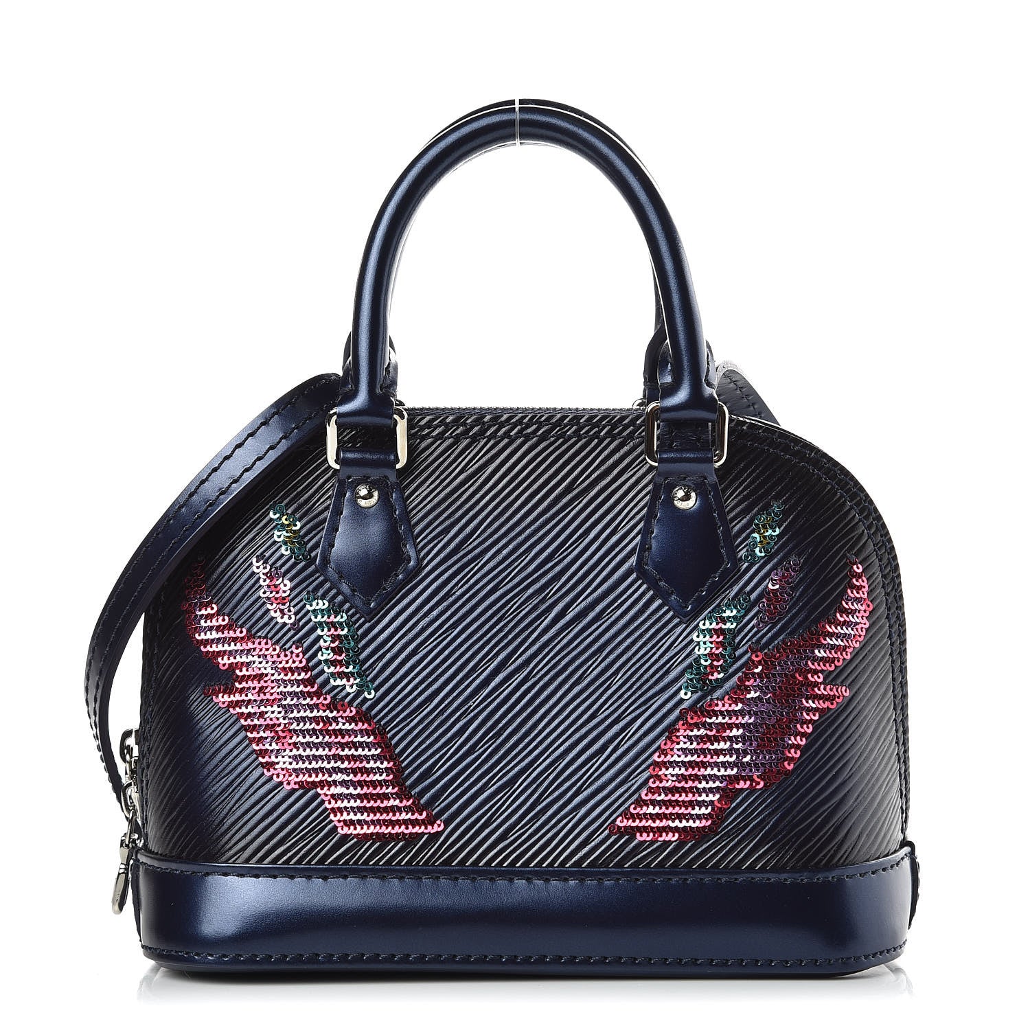 Louis Vuitton Epi Sequins Flame Alma Nano Blue Nuit 1 of 8