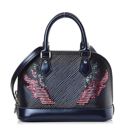 Louis Vuitton Epi Sequins Flame Alma Nano Blue Nuit 1 of 8