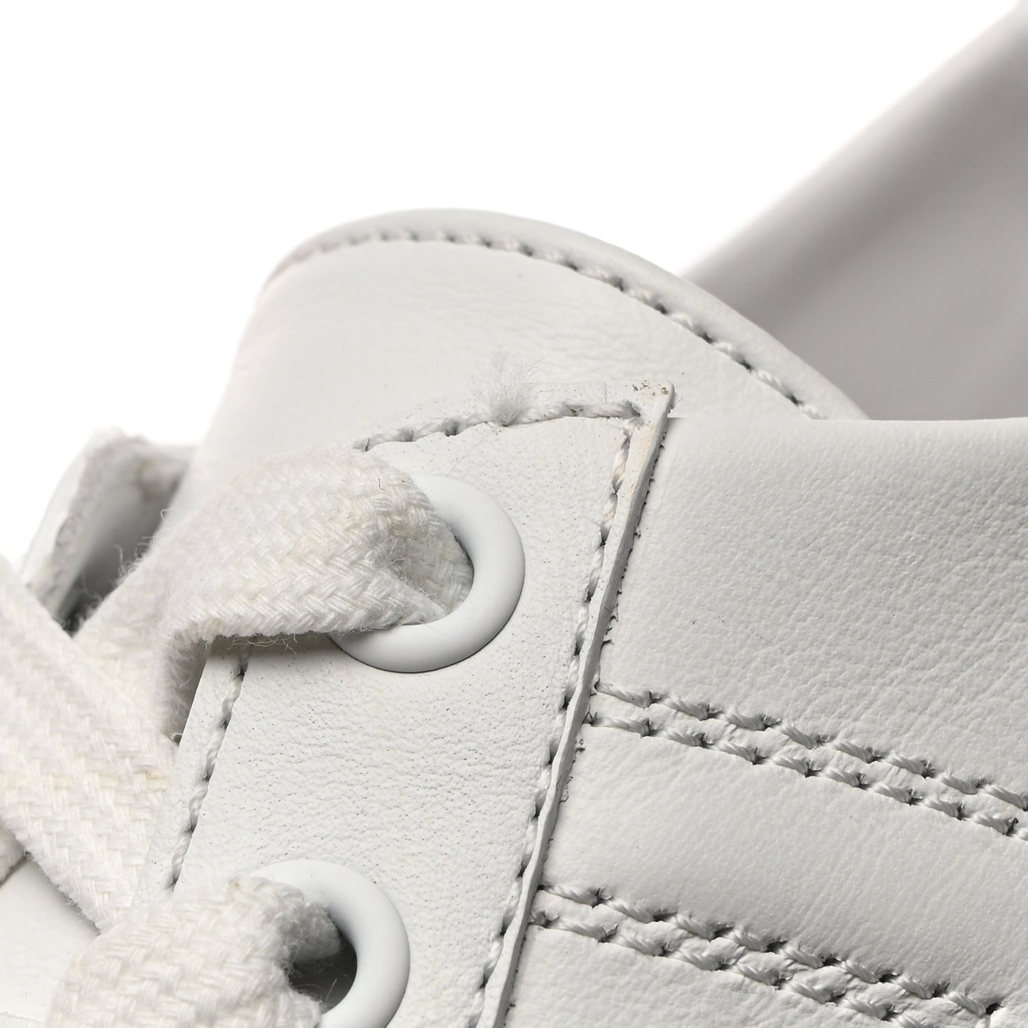 Calfskin Deep Sneakers 37 White Naturel