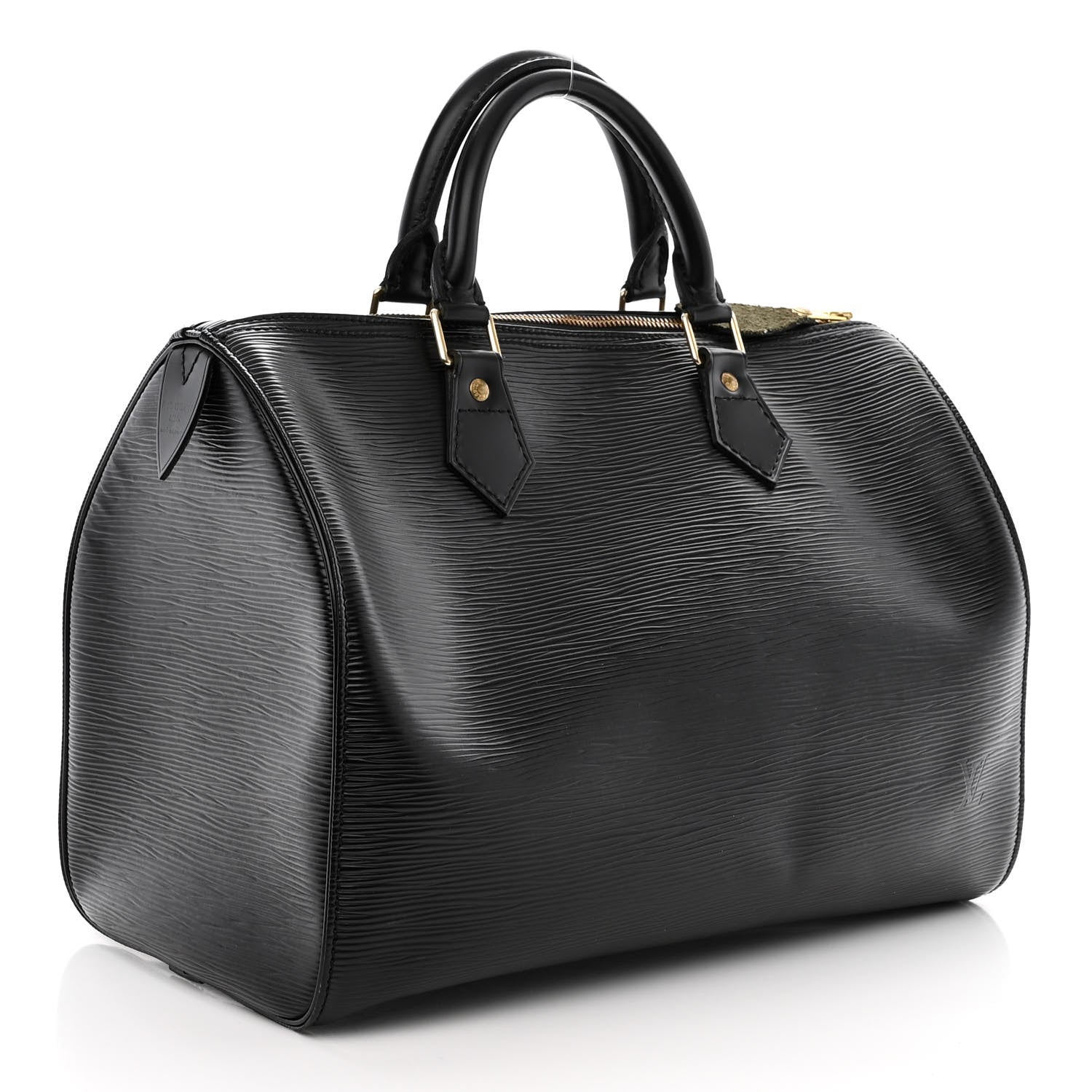 Louis Vuitton Epi Speedy 30 Black 3 of 16