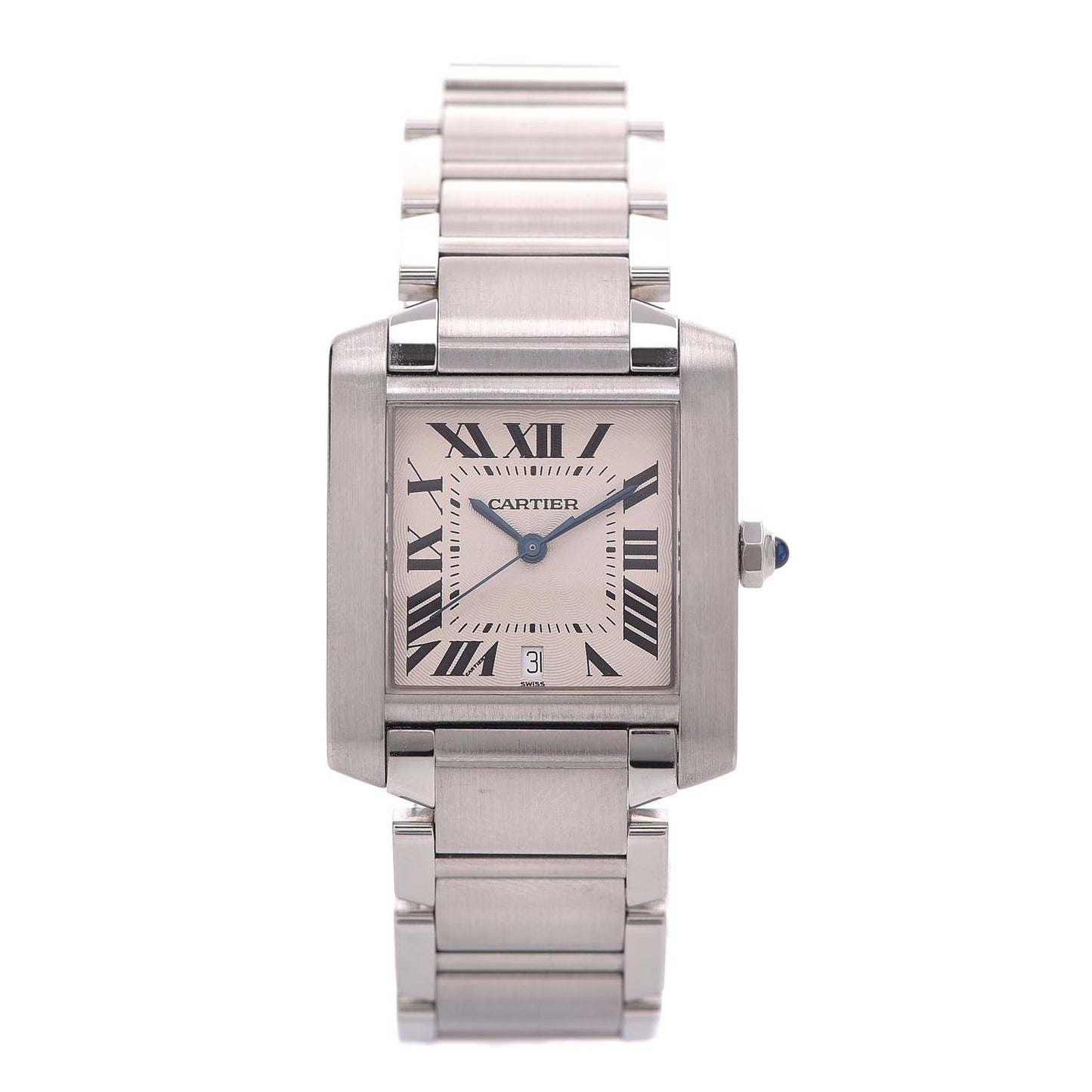 Stainless Steel 28mm Tank Francaise Automatic Watch