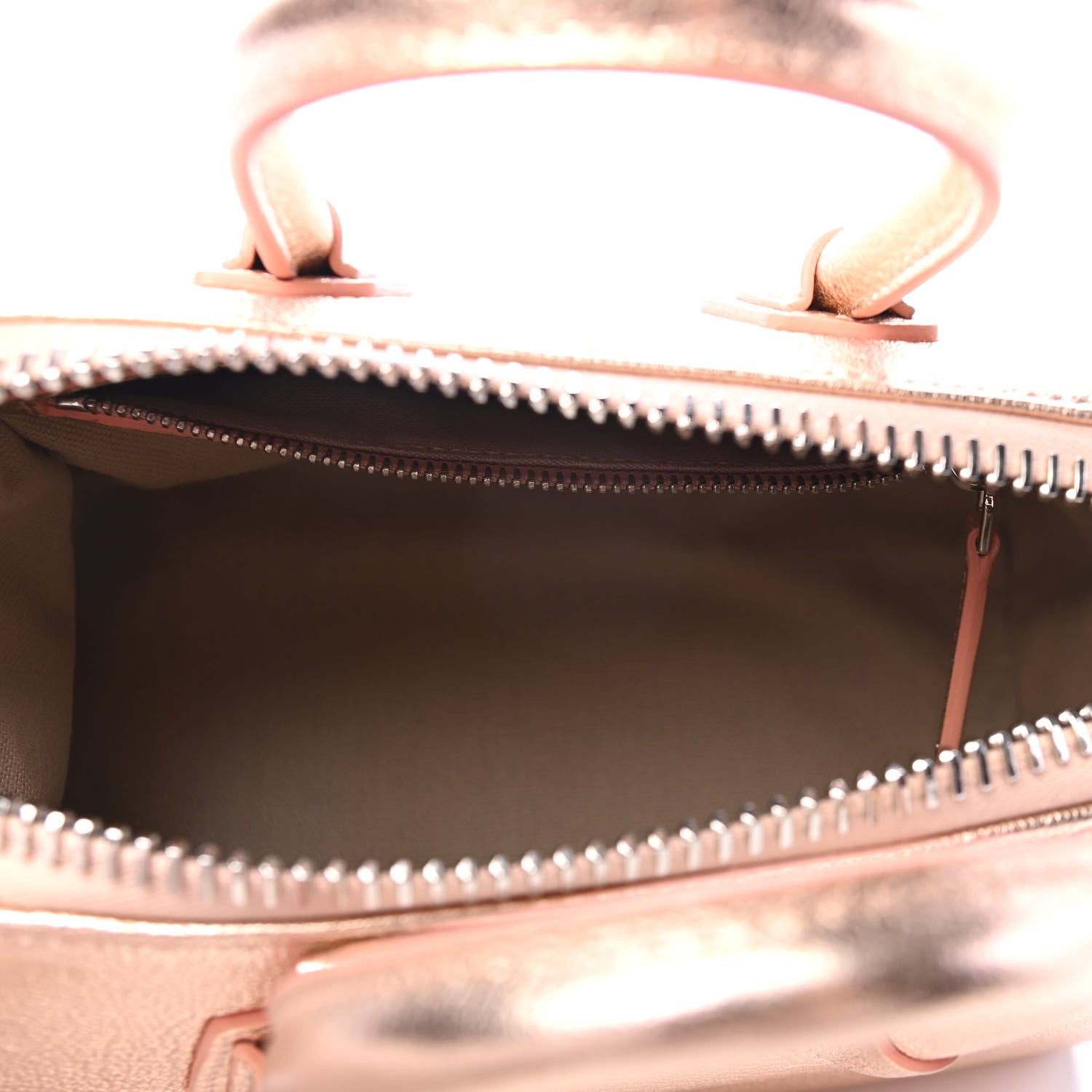 Givenchy Metallic Sugar Goatskin Mini Antigona Light Pink 4 of 4