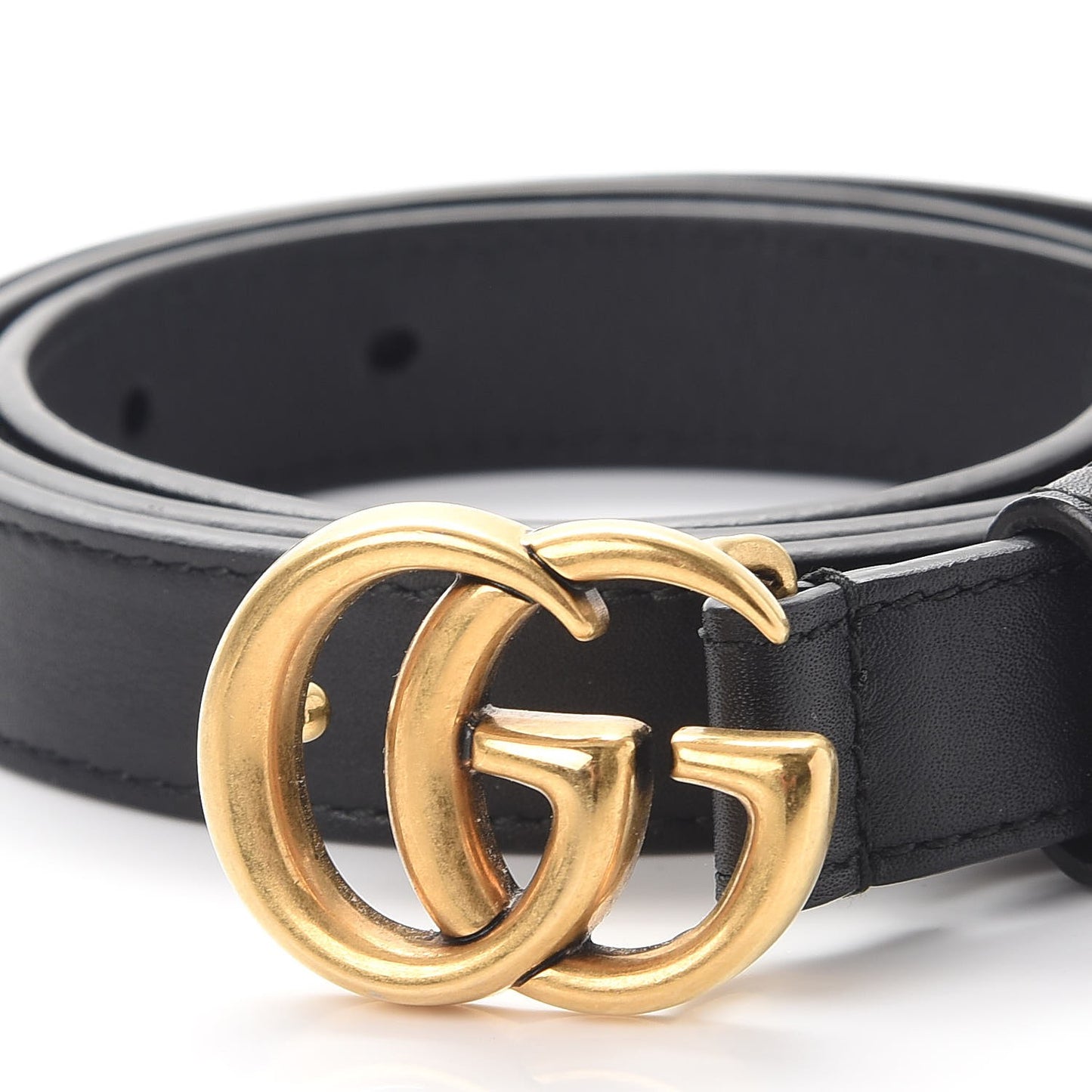 Calfskin Double G 20mm Belt 85 34 Black