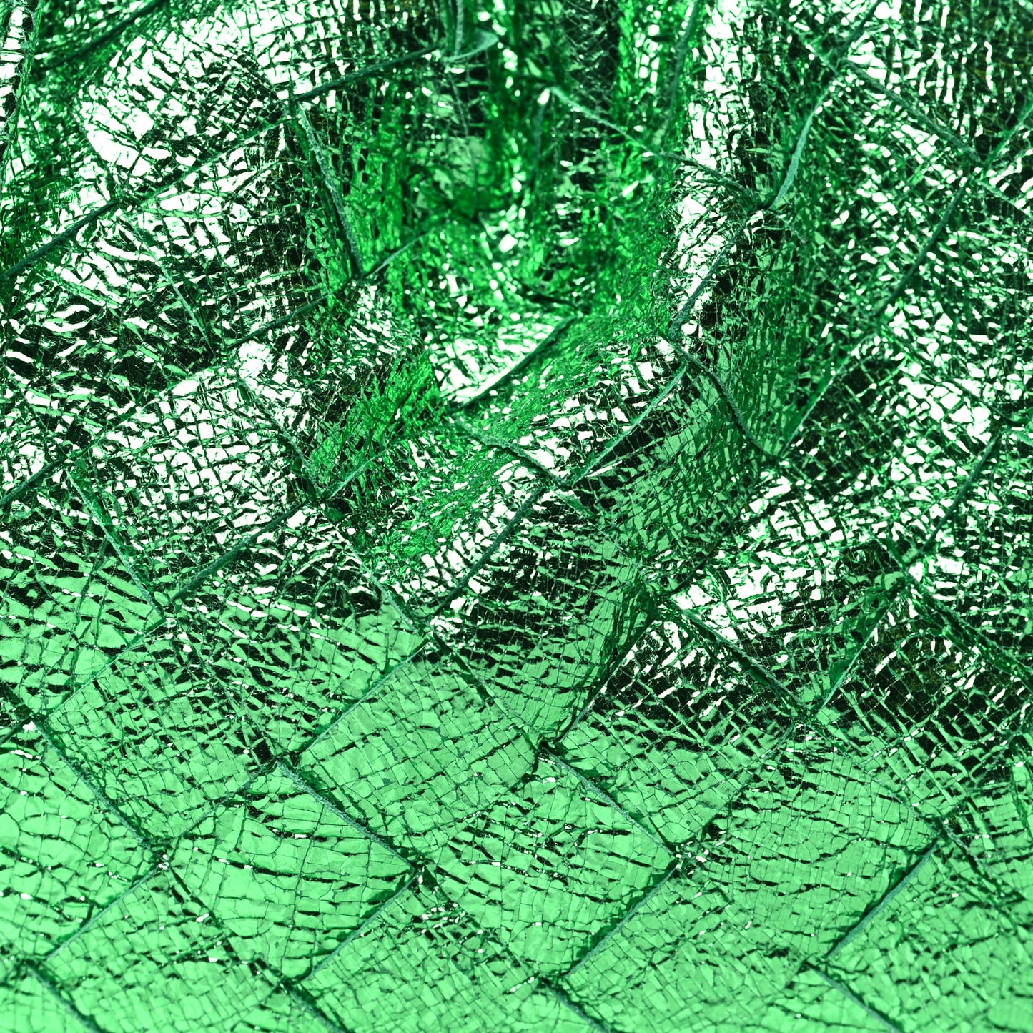 Metallic Nappa Intrecciato The Mini Pouch Parakeet