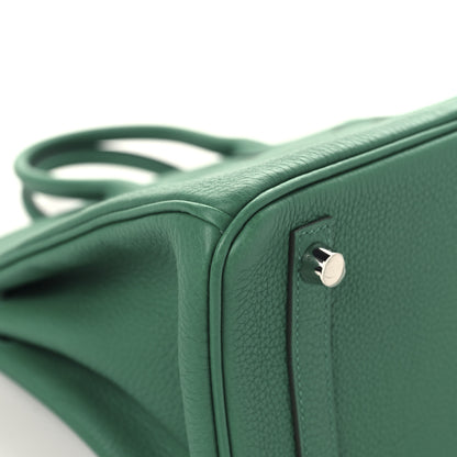 Hermes Togo Birkin 25 Vert Vertigo 11 of 12