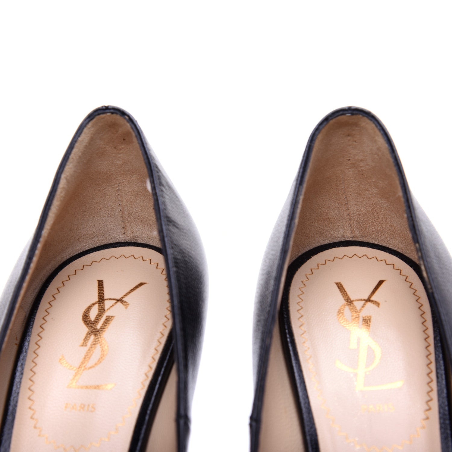 Saint Laurent Vernigolf Tribtoo 105 Platform Pumps 38.5 Black 12 of 15