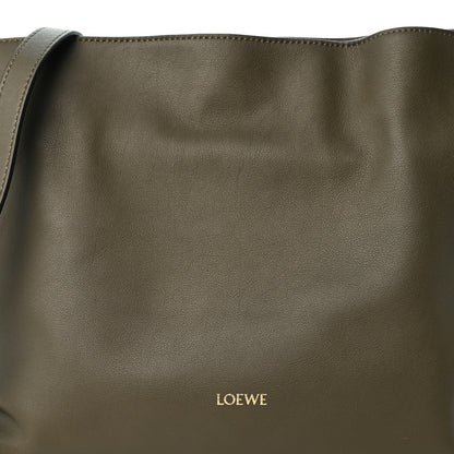Loewe Nappa Calfskin Medium Flamenco Knot Clutch Avocado Green 8 of 10