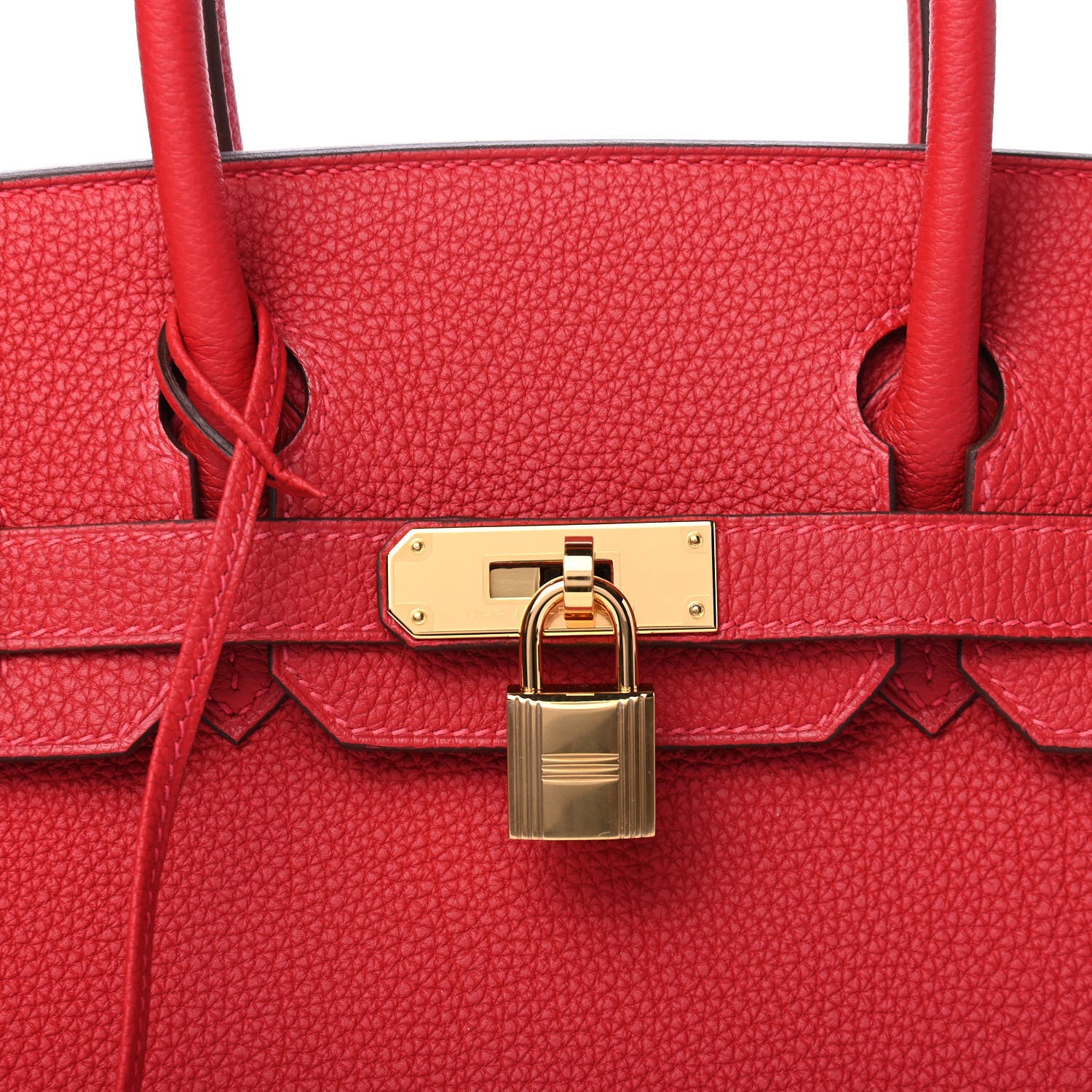 Hermes Togo Birkin 30 Rouge Casaque 7 of 12