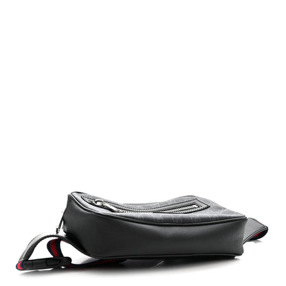 Gucci Soft GG Supreme Monogram Web Belt Bag Black Grey 4 of 10
