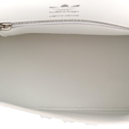 Balenciaga X ADIDAS Shiny Box Calfskin Small Hourglass Top Handle Bag Off White Black 5 of 15