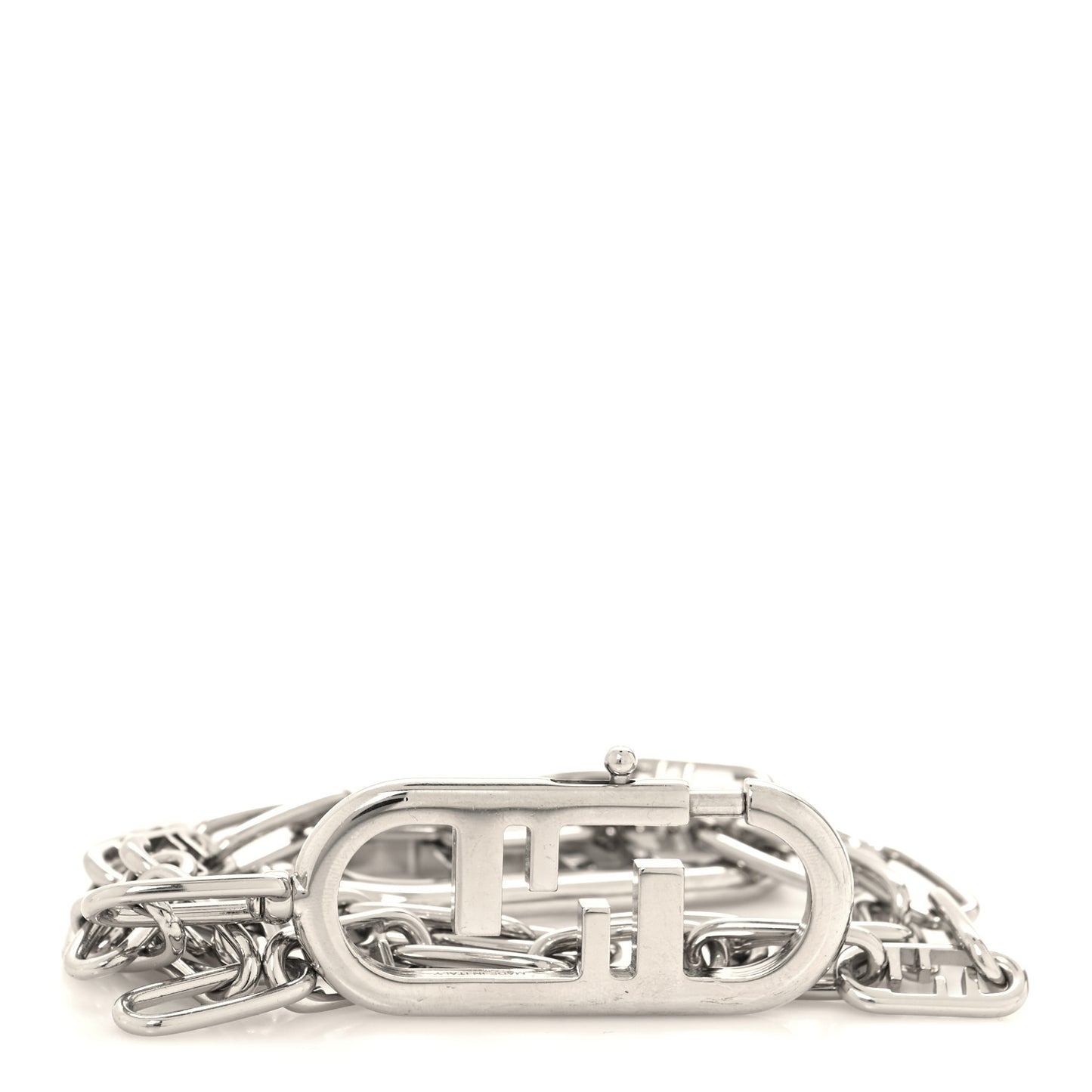 Metal O'Lock Strap You Silver