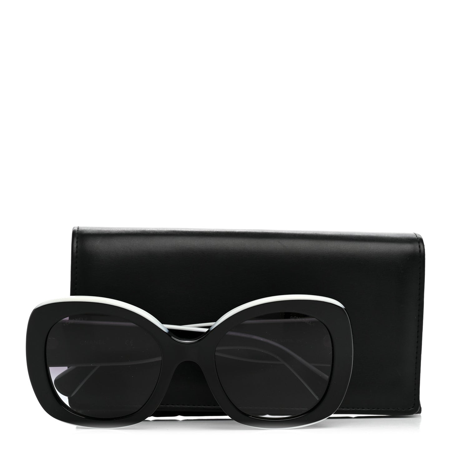 Acetate Sunglasses 71414 Black White