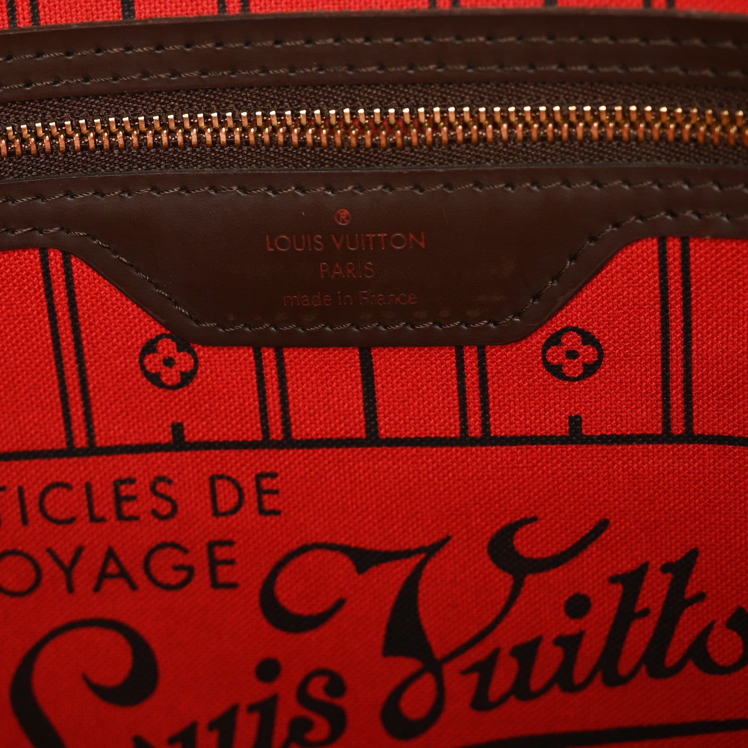 Louis Vuitton Damier Ebene Neverfull MM 6 of 7