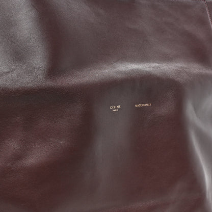 Celine Calfskin Folded Clutch Burgundy 8 of 13