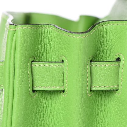 Hermes Taurillon Clemence Kelly Retourne 32 Vert Cru 17 of 41