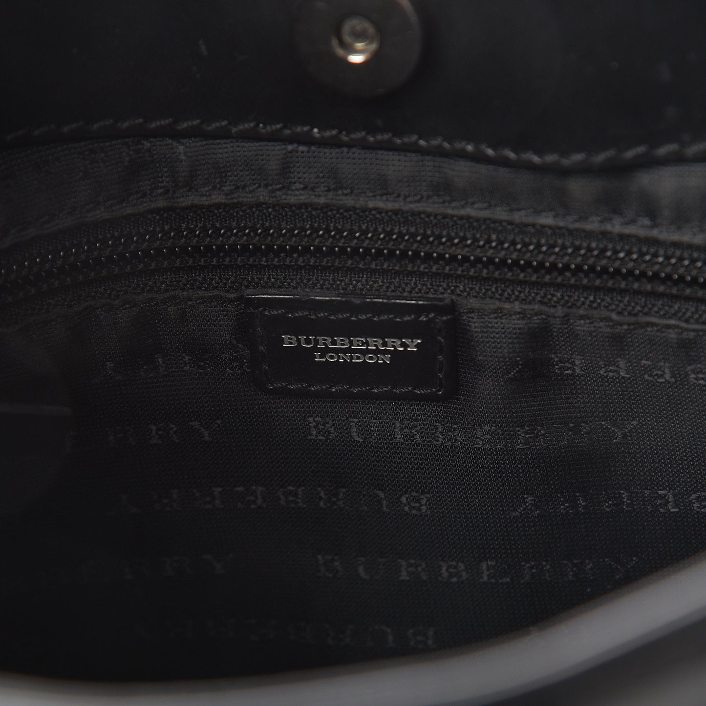 House Check Shoulder Bag Black