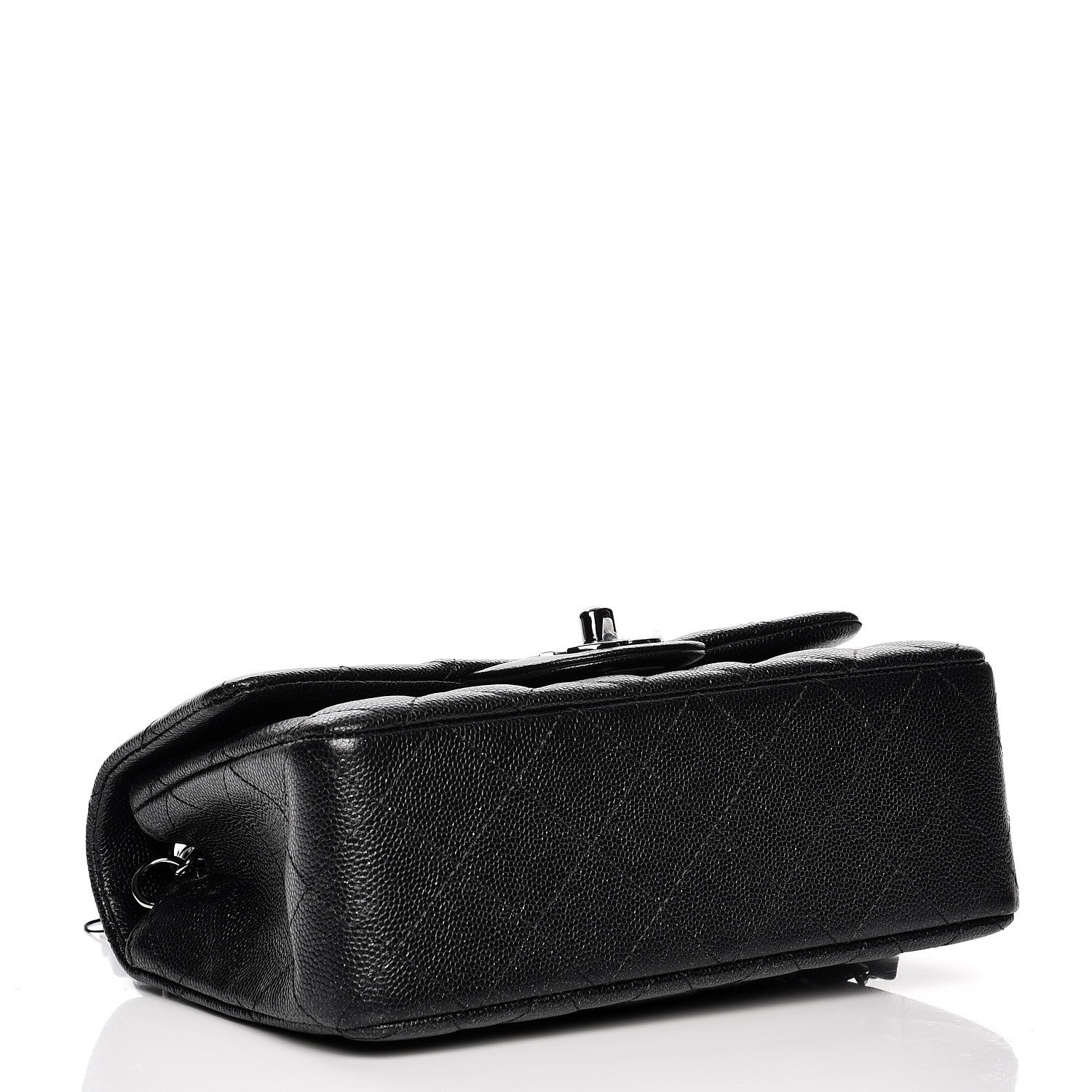 Chanel Iridescent Caviar Quilted Mini Rectangular Flap Black 4 of 9