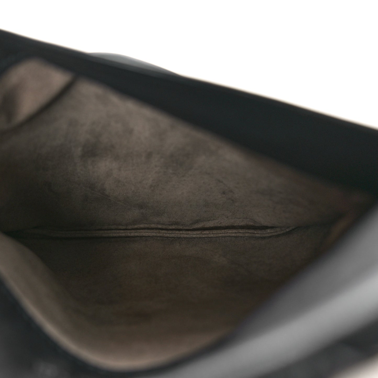 Nappa Intrecciato Mini Chain Messenger Black