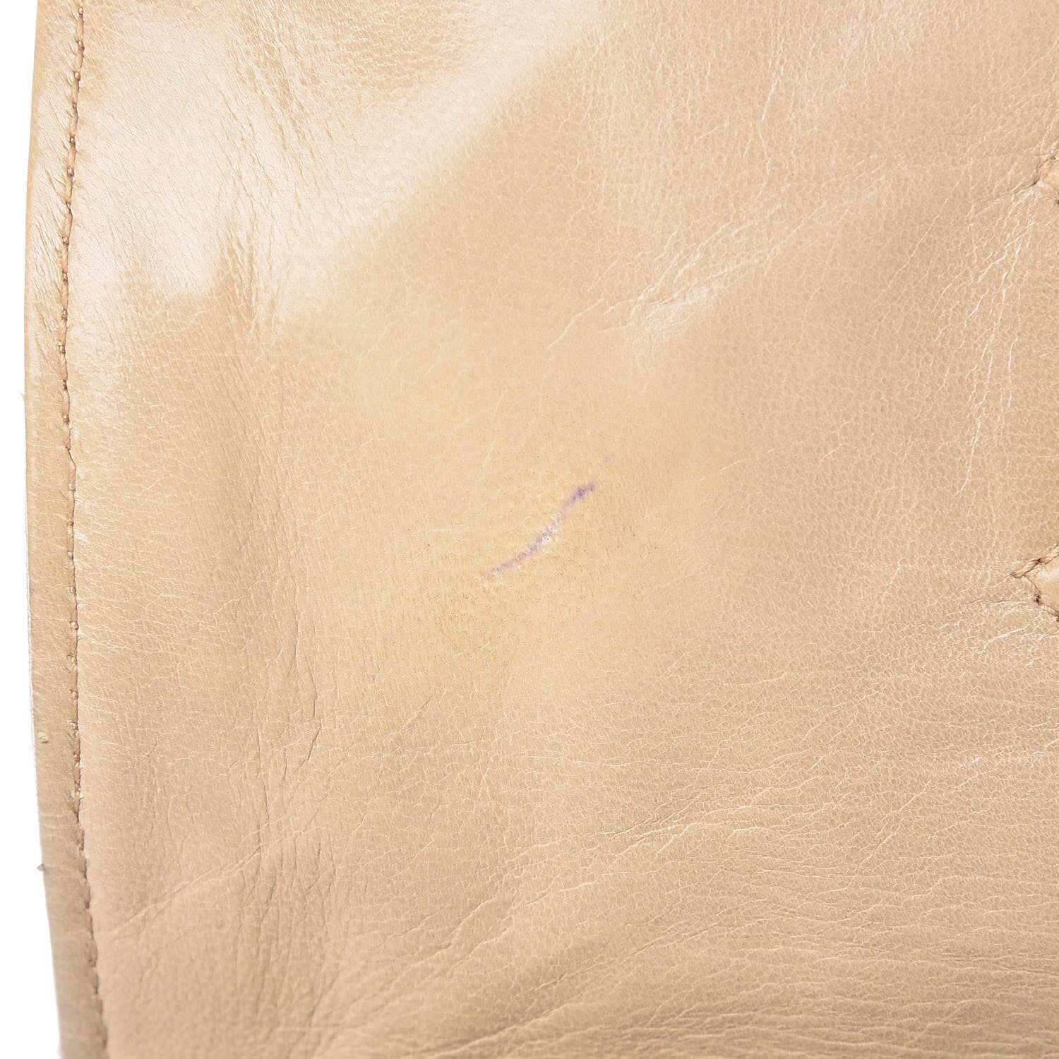 Chanel Lizard Small Square Flap Beige 18 of 25