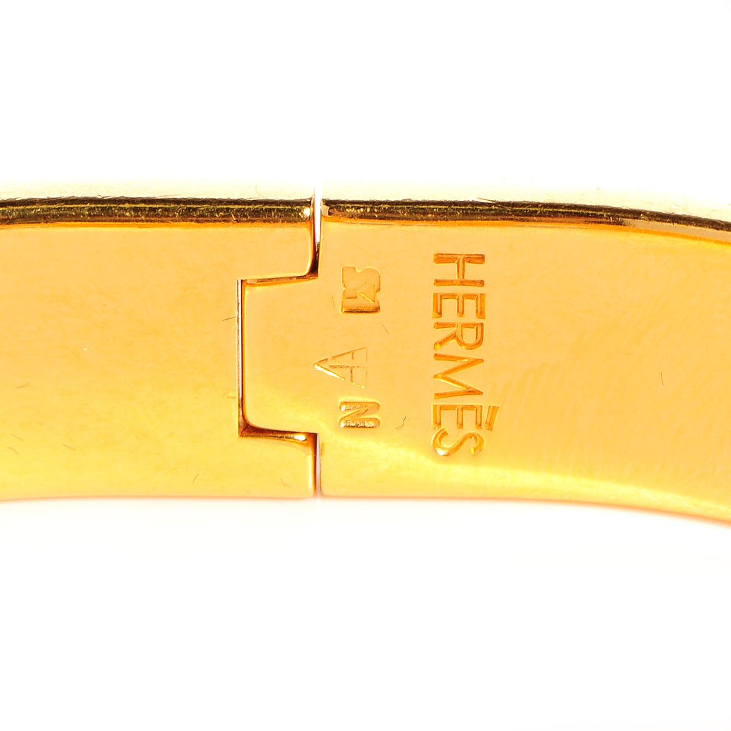 Narrow Enamel Clic Clac H Bracelet PM Orange