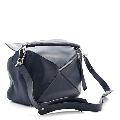 Loewe Calfskin Medium Puzzle Bag Marine 3 of 16