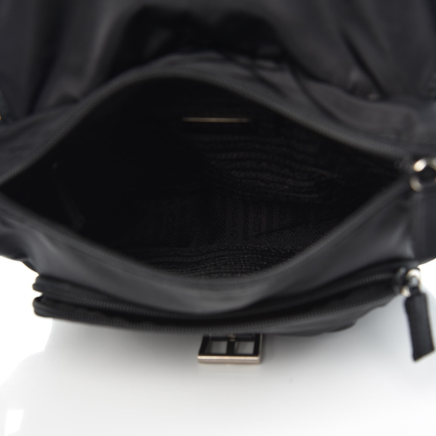 Prada Nylon Vela Messenger Black 5 of 11