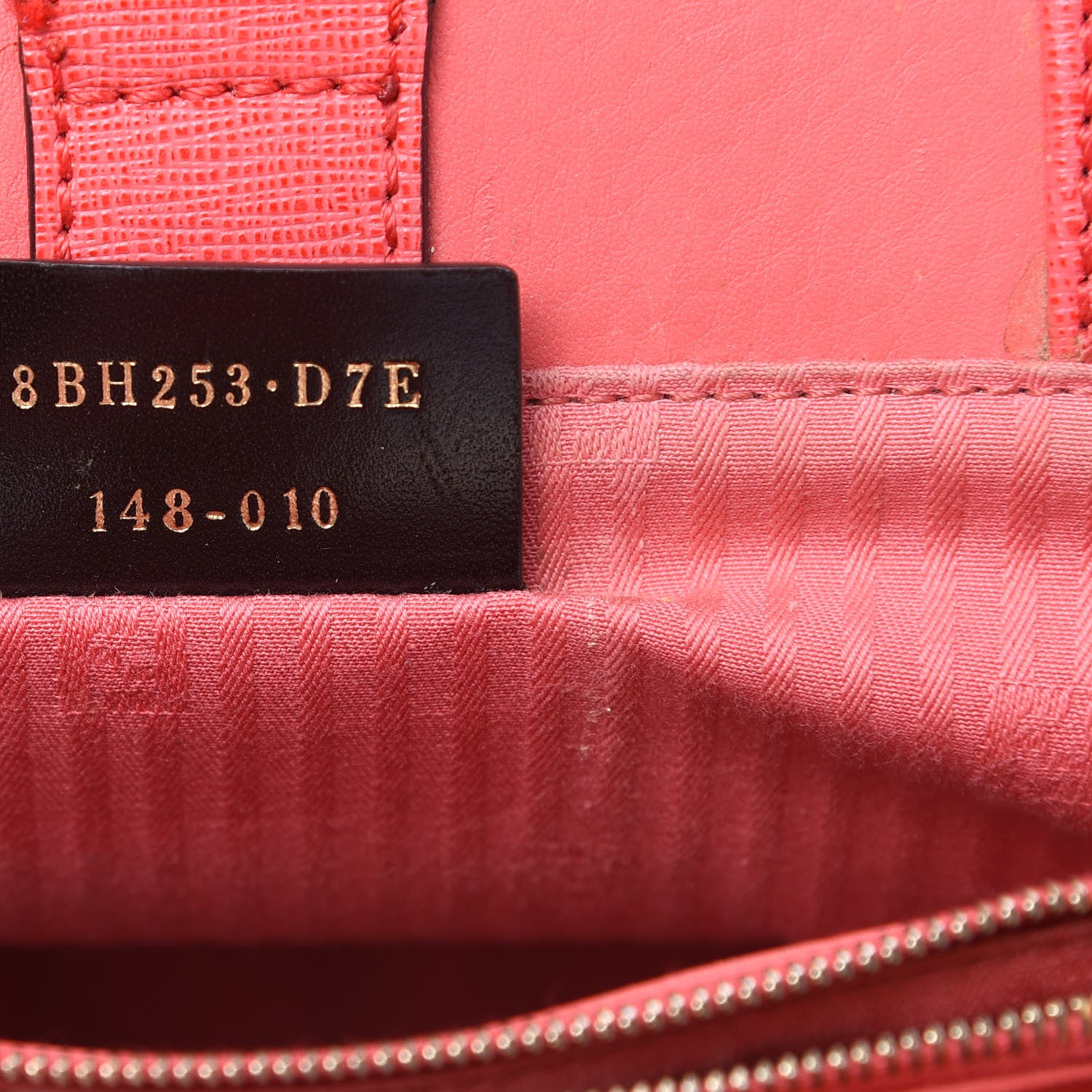 Fendi Vitello Elite Flamingo Petite 2Jours Tote Rosa Exstasy 7 of 12