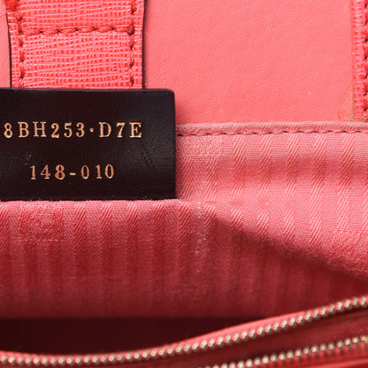 Fendi Vitello Elite Flamingo Petite 2Jours Tote Rosa Exstasy 7 of 12