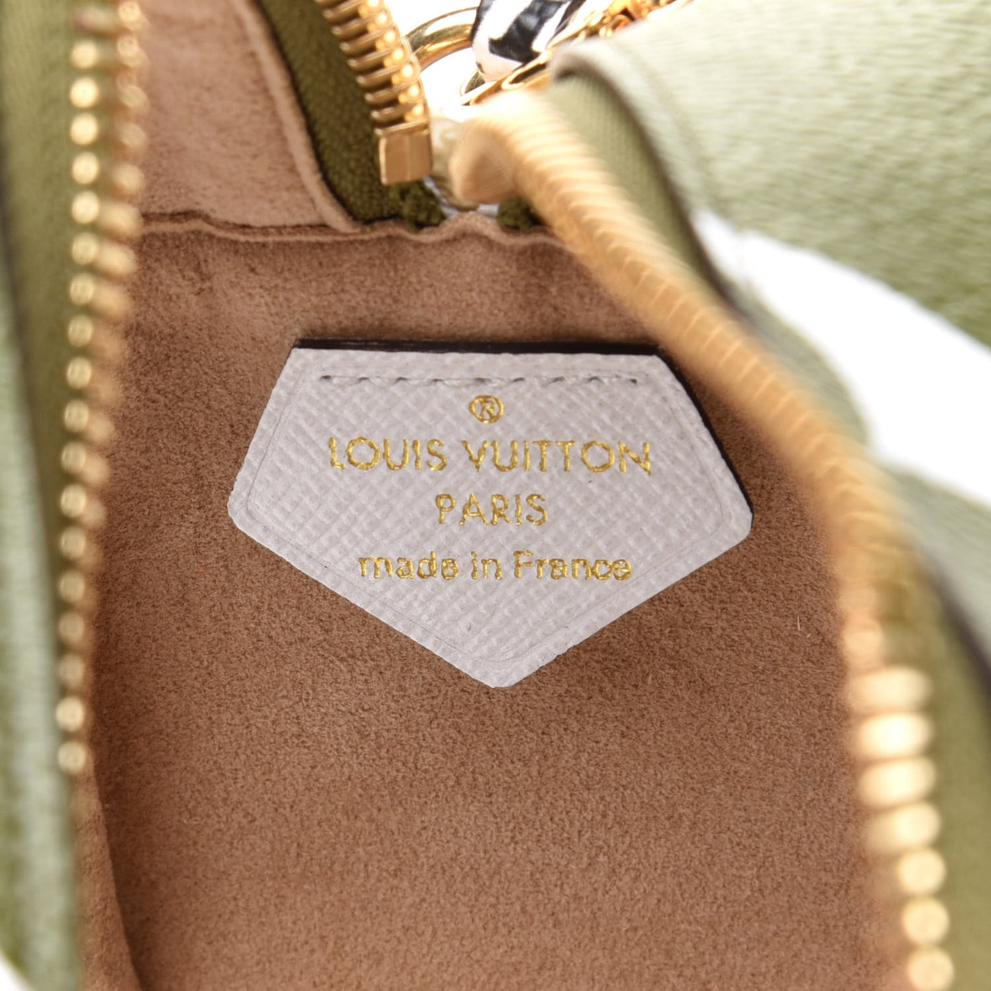 Monogram Giant Beach Pouch Kaki