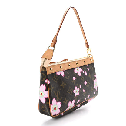 Louis Vuitton Monogram Cherry Blossom Pochette Accessories Brown 3 of 9