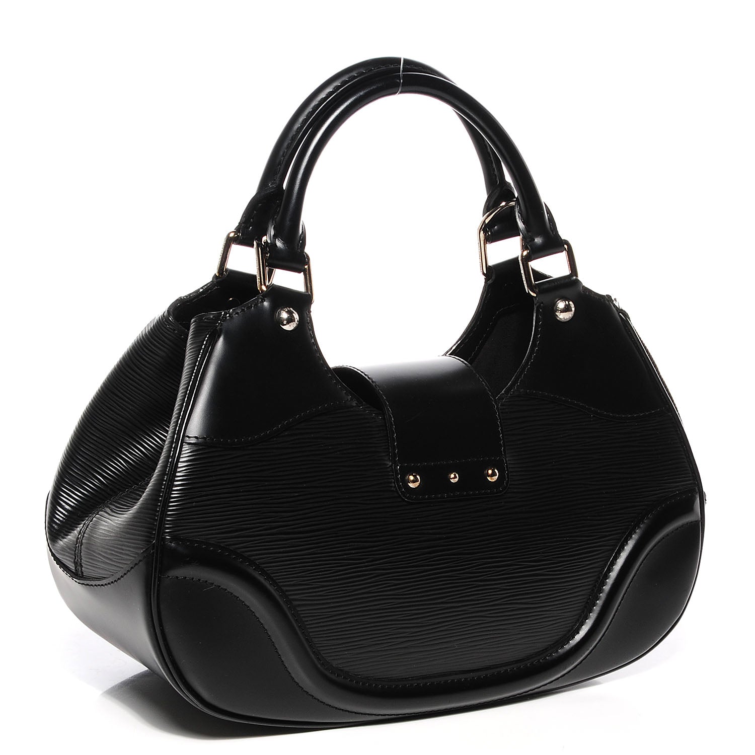 Louis Vuitton Epi Montaigne Sac Black 3 of 7