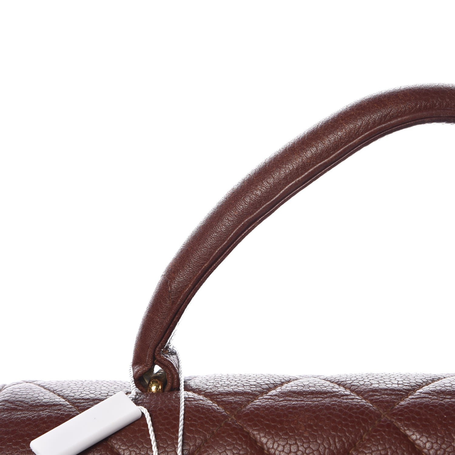 Chanel Caviar Quilted Jumbo Kelly Flap Brown 21 of 22