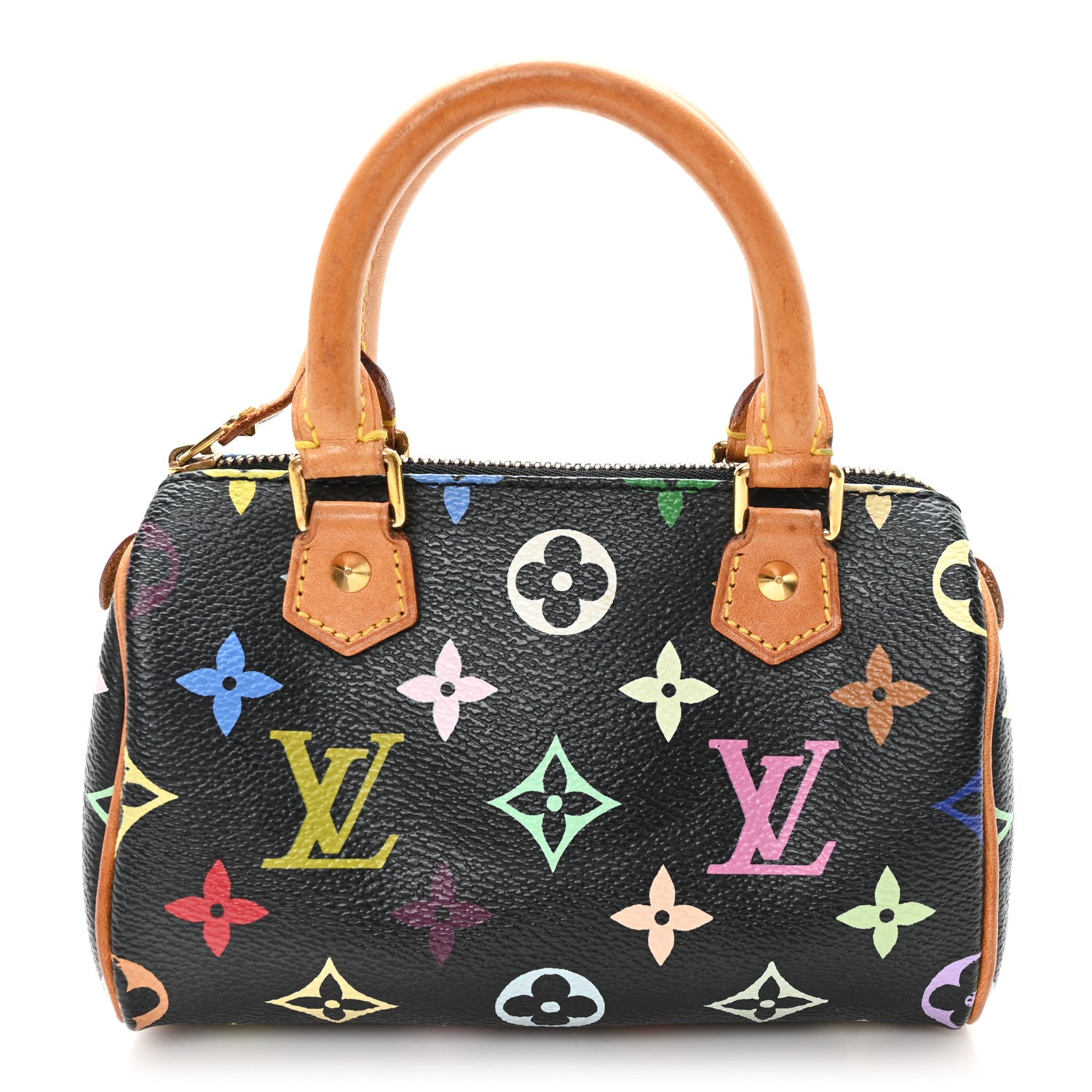 Louis Vuitton Monogram Multicolor Mini Sac HL Speedy Black 1 of 10