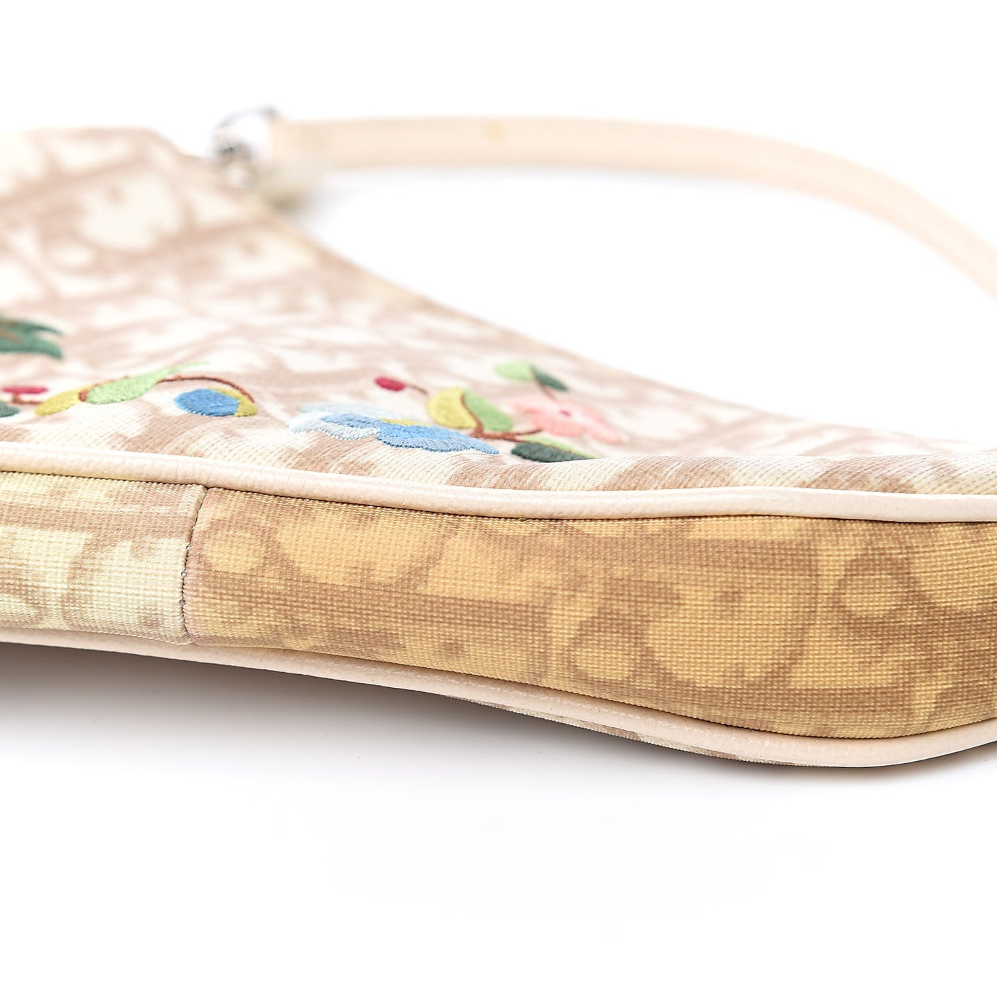 Monogram Vintage Flowers Mini Saddle Bag Beige