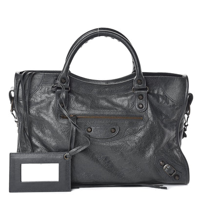 Balenciaga Agneau Classic Hardware City Anthracite 1 of 8