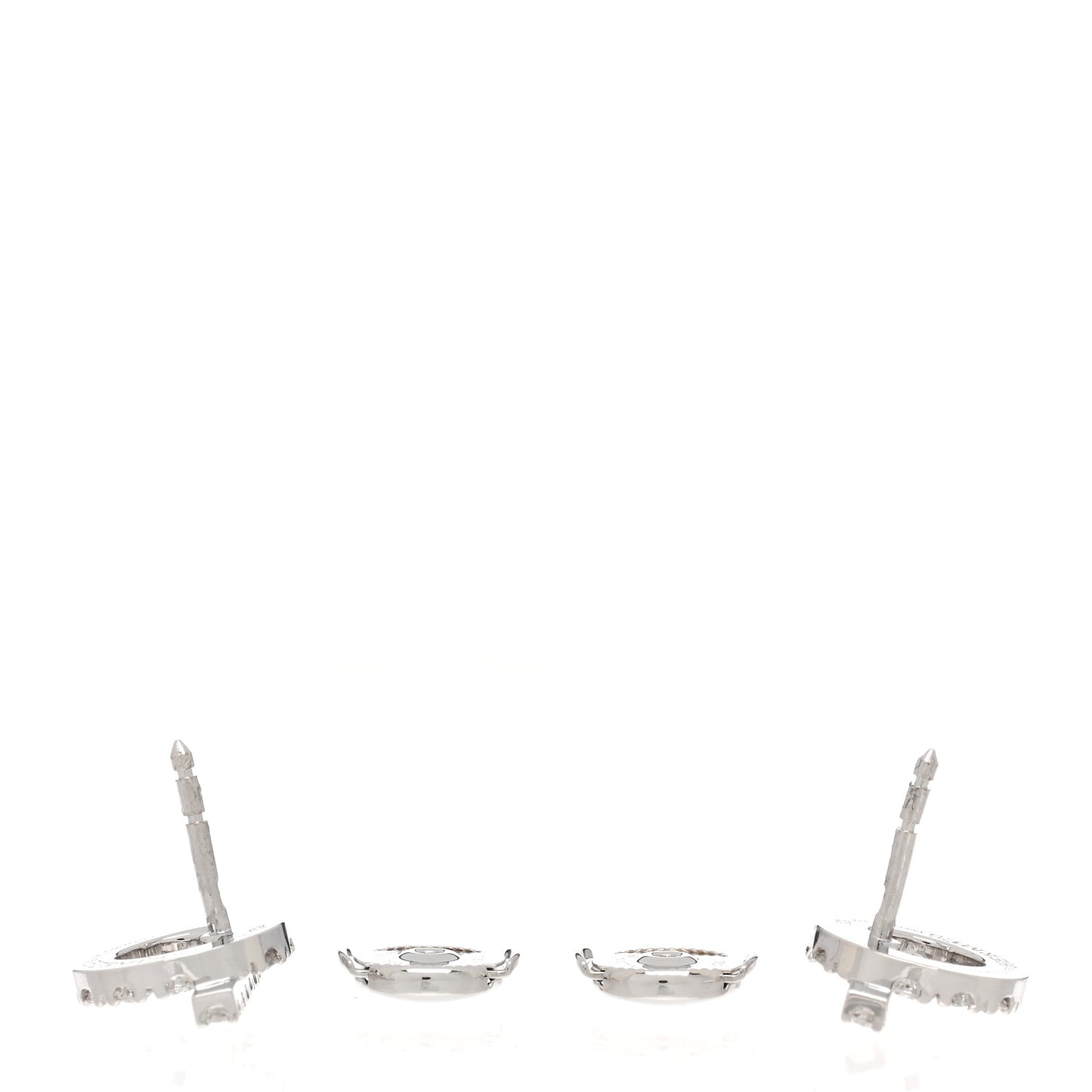 18K White Gold Diamond Finesse Earrings