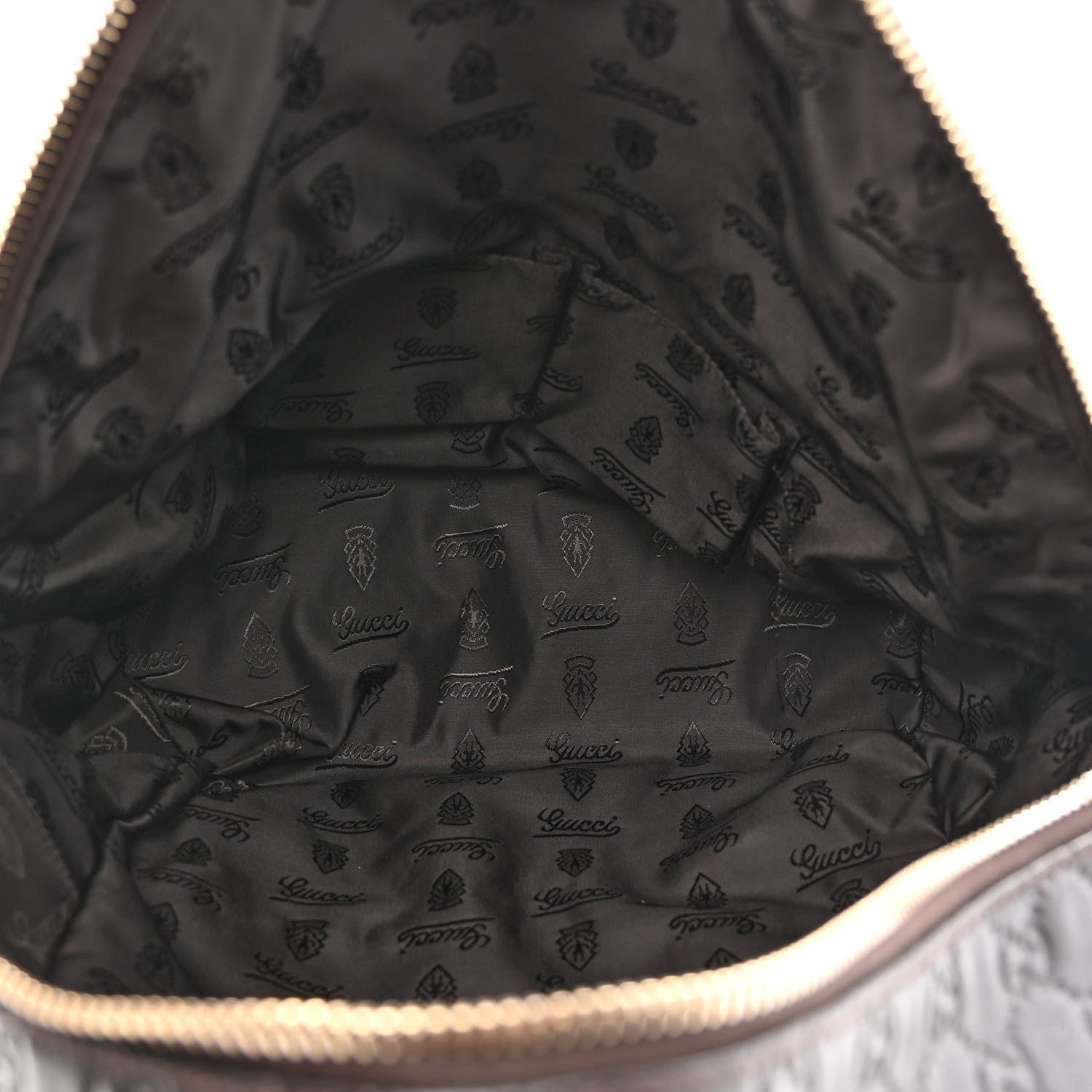 Gucci Guccissima Medium Classic Backpack Dark Brown 5 of 14