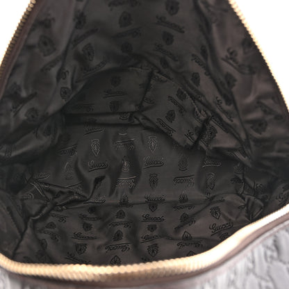 Gucci Guccissima Medium Classic Backpack Dark Brown 5 of 14