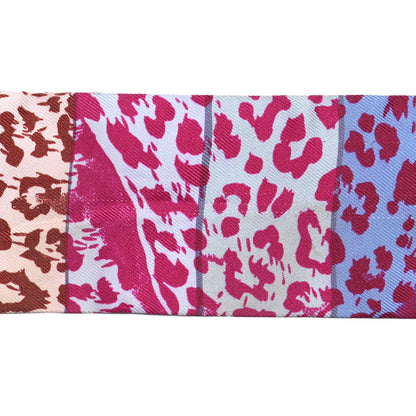Hermes Silk Jungle Love Rainbow Twilly Fuchsia Bleu Ciel 4 of 4