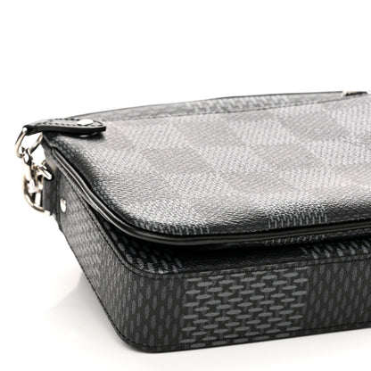 Louis Vuitton Damier Graphite 3D Trio Messenger 8 of 9