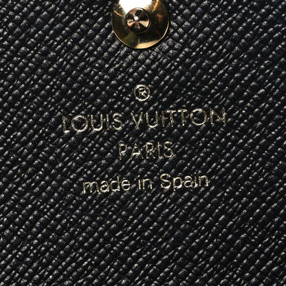 Louis Vuitton Monogram Giant Wild At Heart Rosalie Coin Purse Black 7 of 11