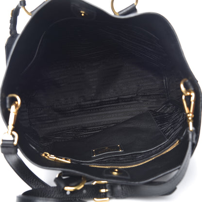 Prada Vitello Phenix Tote Black 7 of 10