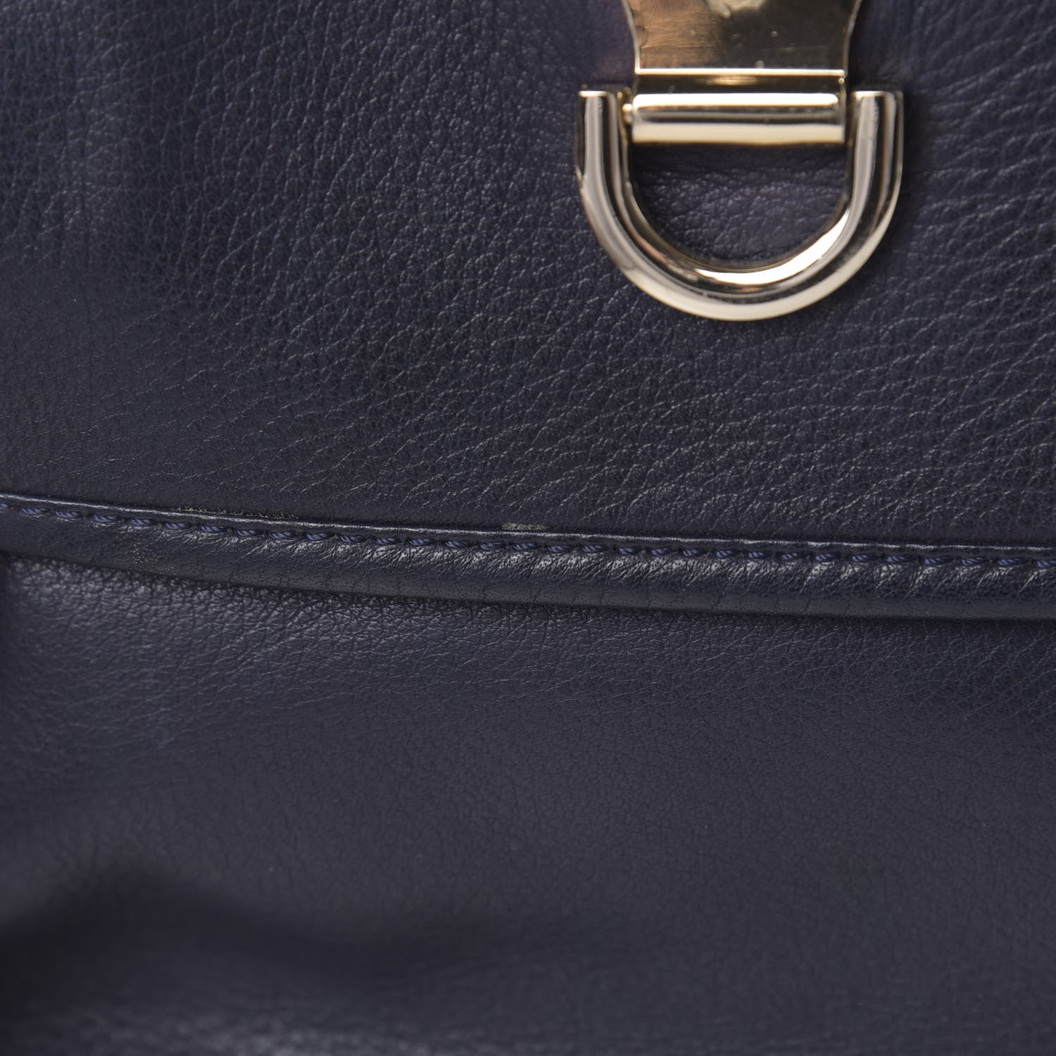Mulberry Soft Grain Calfskin Oversized Tillie Satchel Nightshade Blue 13 of 15
