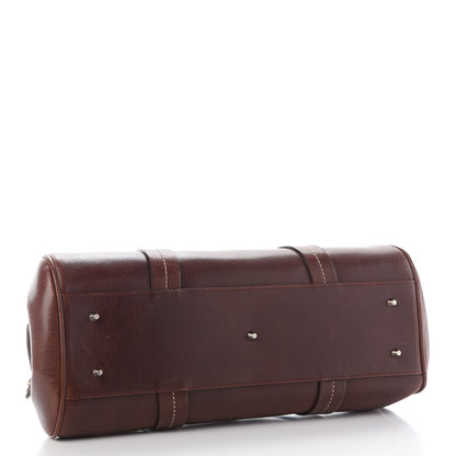 Christian Dior Grained Calfskin Romantic Flowers Frame Satchel Brown 3 of 13