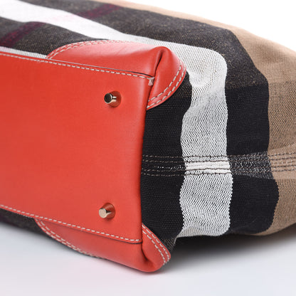 Burberry Canvas Mega Check Medium Maidstone Red 10 of 14