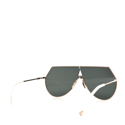 Fendi Metal Mirrored Eyeline Sunglasses FF 0193S Black Rose Gold 4 of 7