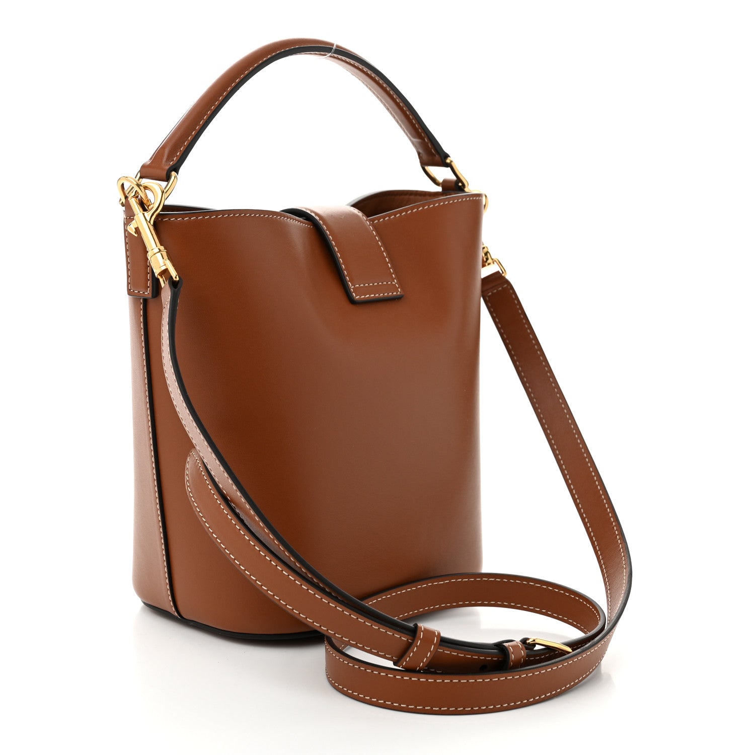 Celine Smooth Calfskin Triomphe Small Louise Bag Tan 3 of 10