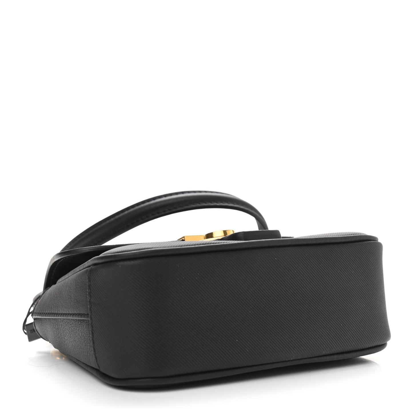 Trench Calfskin Mini DK88 Top Handle Bag Black